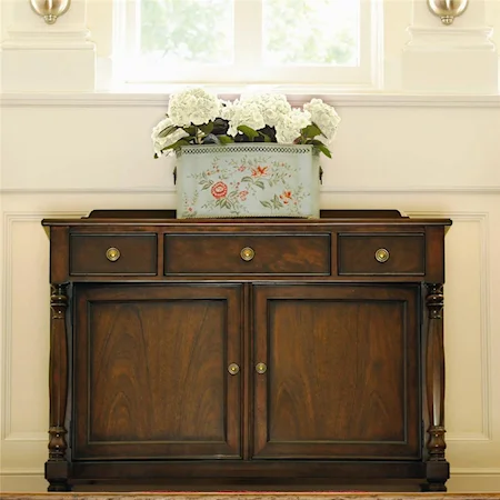 Sideboard w/ Hidden Electric Outlet